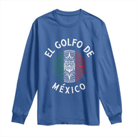 Gulf Of Mexico El Golfo De México Aztec Sun Long Sleeve Shirt