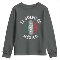 Gulf Of Mexico El Golfo De México Aztec Sun Youth Sweatshirt