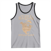 No One Is Illegal On Stolen Land Tank Top North America Vintage Map