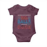 Funny DOGE Big Balls Baby Onesie Harry Bolz Meme Vintage Stripes