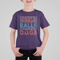 Funny DOGE Big Balls T Shirt For Kid Harry Bolz Meme Vintage Stripes