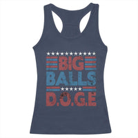 Funny DOGE Big Balls Racerback Tank Top Harry Bolz Meme Vintage Stripes