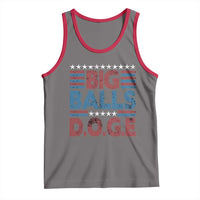 Funny DOGE Big Balls Tank Top Harry Bolz Meme Vintage Stripes