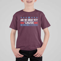 Funny Are We Great Yet Cause I Just Feel Embarrassed T Shirt For Kid Vintage Star