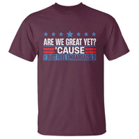Funny Are We Great Yet Cause I Just Feel Embarrassed T Shirt Vintage Star