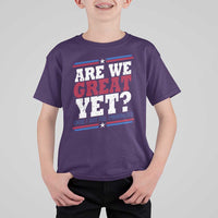 Are We Great Yet Cause I Just Feel Embarrassed T Shirt For Kid Vintage Stripes