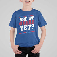 Are We Great Yet Cause I Just Feel Embarrassed T Shirt For Kid Vintage Stripes