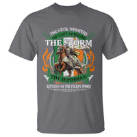 Irish Pride T Shirt The Devil Whispers You Can't Withstand The Storm The Irishman Replies