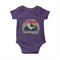 Religious Christian Waymaker Baby Onesie Promise Keeper Light In The Darkness Miracle Worker