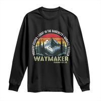 Religious Christian Waymaker Long Sleeve Shirt Promise Keeper Light In The Darkness Miracle Worker