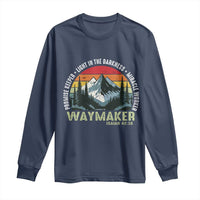 Religious Christian Waymaker Long Sleeve Shirt Promise Keeper Light In The Darkness Miracle Worker