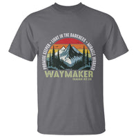 Religious Christian Waymaker T Shirt Promise Keeper Light In The Darkness Miracle Worker