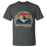 Religious Christian Waymaker T Shirt Promise Keeper Light In The Darkness Miracle Worker