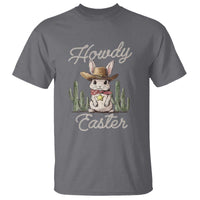 Funny Western Easter Day T Shirt Howdy Easter Country Cowboy Bunny