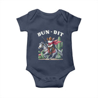 Funny Easter Day Western Baby Onesie Bun-dit Country Rabbit Cowboy Rodeo