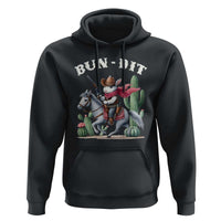 Funny Easter Day Western Hoodie Bun-dit Country Rabbit Cowboy Rodeo