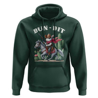 Funny Easter Day Western Hoodie Bun-dit Country Rabbit Cowboy Rodeo