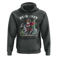 Funny Easter Day Western Hoodie Bun-dit Country Rabbit Cowboy Rodeo