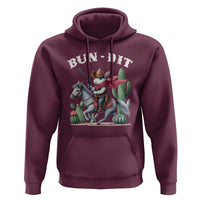 Funny Easter Day Western Hoodie Bun-dit Country Rabbit Cowboy Rodeo