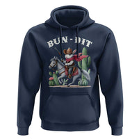 Funny Easter Day Western Hoodie Bun-dit Country Rabbit Cowboy Rodeo