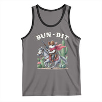 Funny Easter Day Western Tank Top Bun-dit Country Rabbit Cowboy Rodeo