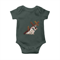 Orthodox Easter Jesius Is Carrying The Orthodox Cross Baby Onesie