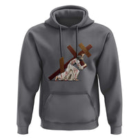 Orthodox Easter Jesius Is Carrying The Orthodox Cross Hoodie
