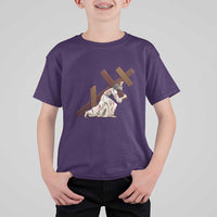 Orthodox Easter Jesius Is Carrying The Orthodox Cross T Shirt For Kid