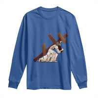 Orthodox Easter Jesius Is Carrying The Orthodox Cross Long Sleeve Shirt