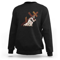 Orthodox Easter Jesius Is Carrying The Orthodox Cross Sweatshirt
