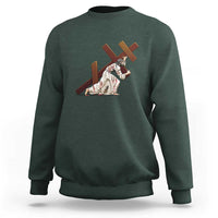 Orthodox Easter Jesius Is Carrying The Orthodox Cross Sweatshirt