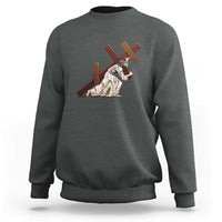 Orthodox Easter Jesius Is Carrying The Orthodox Cross Sweatshirt