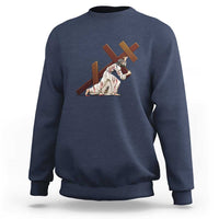 Orthodox Easter Jesius Is Carrying The Orthodox Cross Sweatshirt