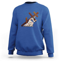 Orthodox Easter Jesius Is Carrying The Orthodox Cross Sweatshirt