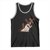 Orthodox Easter Jesus Is Carrying The Orthodox Cross Tank Top