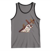 Orthodox Easter Jesus Is Carrying The Orthodox Cross Tank Top