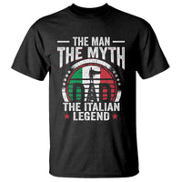 Funny Italian Dad T Shirt The Man The Myth The Italian Legend