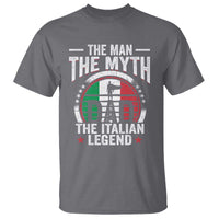 Funny Italian Dad T Shirt The Man The Myth The Italian Legend