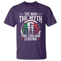 Funny Italian Dad T Shirt The Man The Myth The Italian Legend