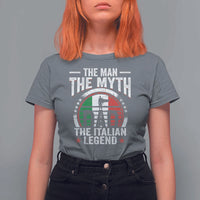 Funny Italian Dad T Shirt For Women The Man The Myth The Italian Legend