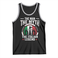 Funny Italian Dad Tank Top The Man The Myth The Italian Legend