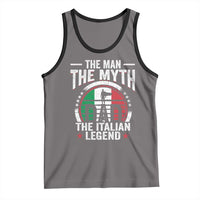 Funny Italian Dad Tank Top The Man The Myth The Italian Legend