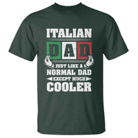 Funny Italian Dad Just Like A Normal Dad Except Much Cooler T Shirt Pinched Fingers Father's Day