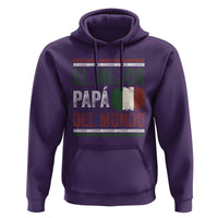 Funny Italian Dad The Best Father Of The World Hoodie El Mejor Papa Del Mundo