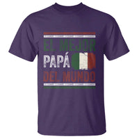 Funny Italian Dad The Best Father Of The World T Shirt El Mejor Papa Del Mundo