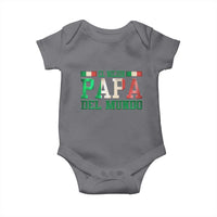 Funny El Mejor Papa Del Mundo Baby Onesie Mexican Father