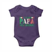 Funny El Mejor Papa Del Mundo Baby Onesie Mexican Father
