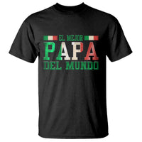 Funny El Mejor Papa Del Mundo T Shirt Mexican Father