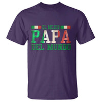 Funny El Mejor Papa Del Mundo T Shirt Mexican Father