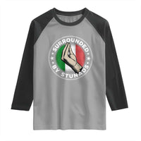 Funny Italian Slang Raglan Shirt Surrounded By Stunads Che Vuoi
